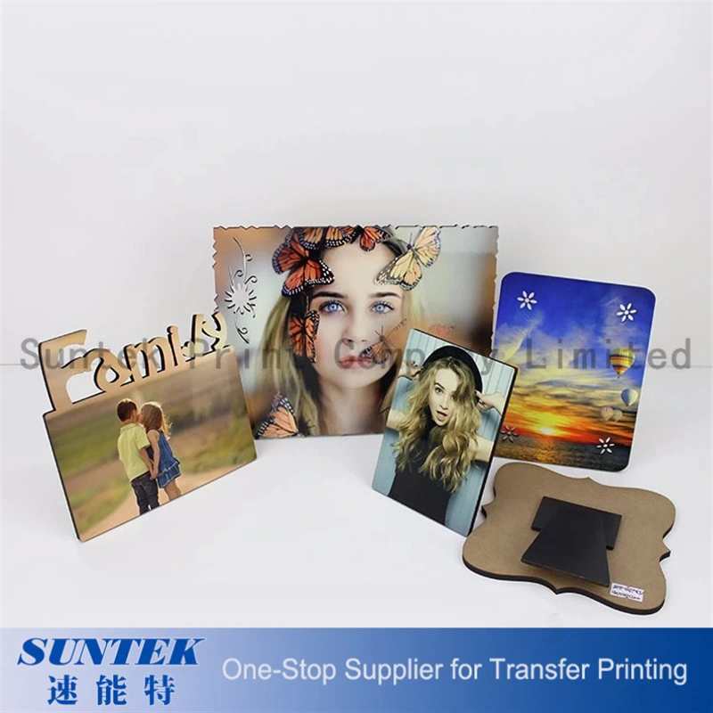 Sublimation Blank MDF Wooden Photo Frame with Love for Wedding Pictures 180*150*5mm