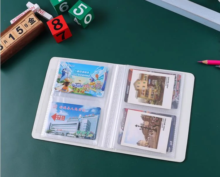 Custom Plastic Cover Game Card Book Postcard Collection Storage Book Card Holder 3 