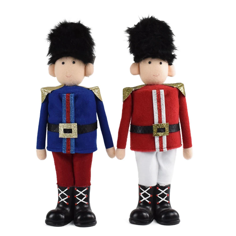 Christmas Xmas Decoration Ornament Standing Handcraft Soldiers